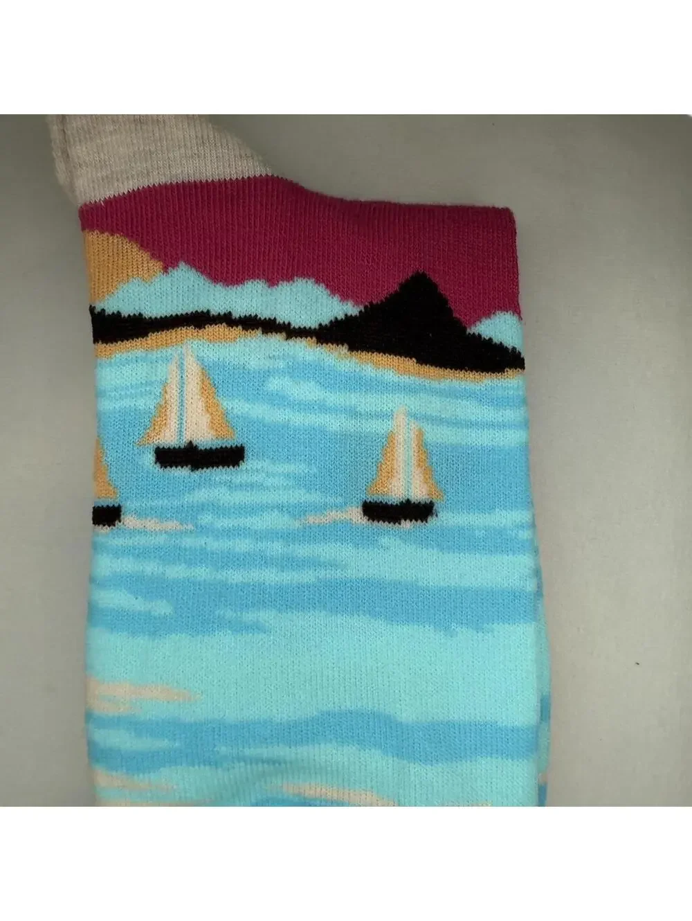 Bob Ross 3D Fuzzy Hair Crew Socks Bundle 2 Pairs Retro Novelty NWT